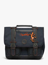 Satchel For Kids 2 Compartments Cameleon Orange vintage urban CA35