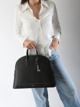 Sac  Main Belleville Cuir Lancel Noir belleville A13737-vue-porte