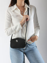 Shoulder Bag K Ikon Nylon Karl lagerfeld Black k ikon A3W30128-vue-porte