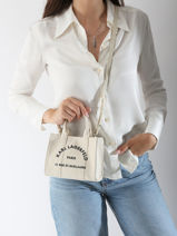 Shoulder Bag Rsg Cotton Karl lagerfeld Beige rsg A1W50118-vue-porte