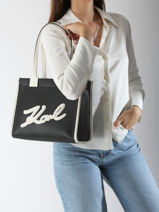 Shoulder Bag K Skuare Polyurethane Karl lagerfeld Black k skuare A1W30042-vue-porte