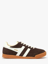 Sneakers Elan In Leather Gola Brown women CLB538