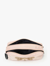 2-compartment Pouch Caramel et cie Pink boheme FI-vue-porte