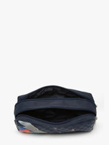 2-compartment Pouch Caramel et cie Blue fier GA-vue-porte