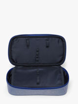 1 Compartment Pouch Boheme Caramel et cie Blue boheme FI-vue-porte