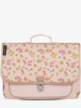2-compartment Satchel Caramel et cie Pink boheme FI