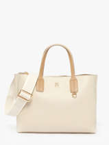 Sac Bandouli�re Th Distinct Polyurethane Tommy hilfiger Beige th distinct AW17459