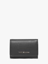 Wallet Tommy hilfiger Black th logotape AW17477