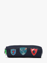 2-compartment Pouch Les Fantaisies G Tann's Blue les fantaisies g 12143