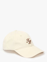 Casquette Tommy hilfiger Blanc th embroidered AW17489-vue-porte
