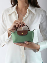 Longchamp Le pliage original Pochettes Vert-vue-porte