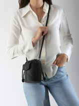 Longchamp Le pliage xtra Sacs port� travers Noir-vue-porte