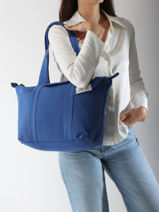 Longchamp Le pliage worker Hobo bag Multicolor-vue-porte