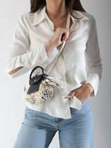 Longchamp Le pliage filet poche Sacs port� travers Bleu-vue-porte