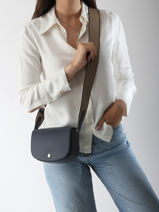 Longchamp Epure timeless Messenger bag Blue-vue-porte