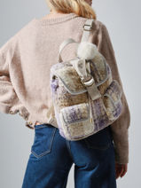 Backpack Alyssum Woomen Violet alyssum WALS03-vue-porte