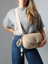 Sac Bandoulire M Alizier Woomen Beige alizier WALI04-vue-porte