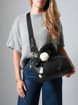 Sac Bandoulire Alizier Woomen Noir alizier WALI06-vue-porte