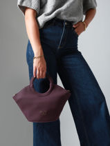 Shoulder Bag S Neflier Woomen Violet neflier WNEF02-vue-porte