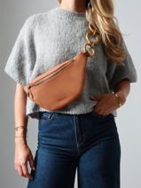 Sac Banane Heliconia Woomen Marron heliconia WHEL04-vue-porte