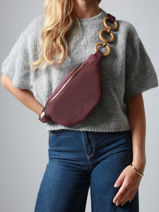 Belt Bag Heliconia Woomen Violet heliconia WHEL04-vue-porte