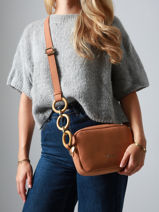 Shoulder Bag Heliconia Woomen Brown heliconia WHEL11-vue-porte