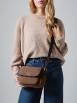 Shoulder Bag S Primevere Woomen Brown primevere WPRI07-vue-porte