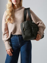 Weekend Bag Primevere Woomen Black primevere WPRI15-vue-porte