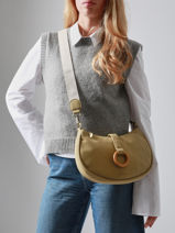 Shoulder Bag Crocus Woomen Green crocus WCRO29-vue-porte