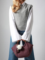 Handbag M Crocus Woomen Violet crocus WCRO23-vue-porte