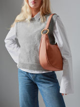 Shoulder Bag Crocus Woomen Brown crocus WCRO28-vue-porte