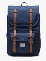 Sac  Dos 1 Compartiment + Pc 13" Herschel Bleu classics 11391