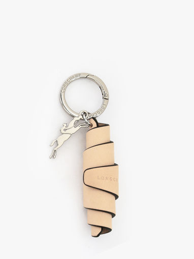 Longchamp Porte-cls croissant Key rings Beige
