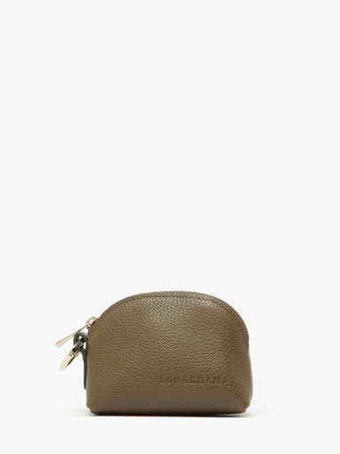 Longchamp Le foulonn� Coin purse Green