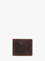 Portefeuille Porte-monnaie Cuir Maverick Marron the original MAVTO004