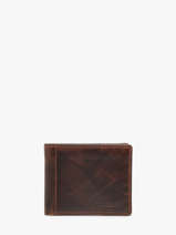 Checkholder With Card Holder Leather Maverick Brown the original MAVTO005