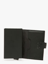 Smart Leather Cme Card Holder Lancel Black come A12877-vue-porte