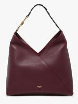 Shoulder Bag Pagode Leather Lancel Violet pagode A12510