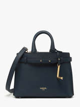 Sac Bandouli�re Faubourg Cuir Lancel Bleu faubourg A13527
