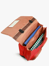 2-compartment Wheeled Satchel Tann