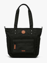 A4 Size Shoulder Bag Adventurer Recycled Polyester Cabaia Black adventurer TOTEBAGM