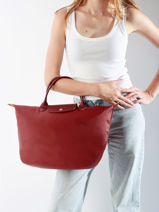 Longchamp Le pliage green Sacs port main Violet-vue-porte