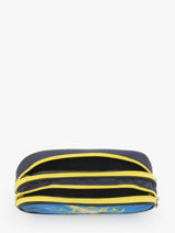 2-compartment Pouch Pikachu Eclair Pokemon Blue pikachu eclair 25IK207D-vue-porte