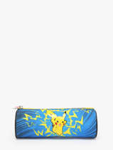1 Compartment Pouch Pikachu Eclair Pokemon Blue pikachu eclair 25IK207P