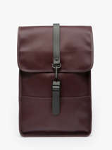 Backpack Mini - 1 Compartment Backpack With 13" Laptop Sleeve Rains Red city 13020