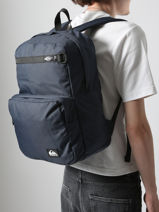 1 Compartment Backpack Quiksilver Blue youth access QYBP3730-vue-porte