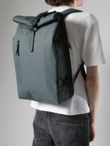 Backpack Rains Gray city 14590-vue-porte
