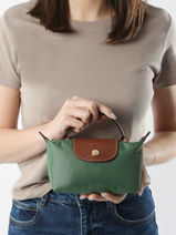 Longchamp Le pliage original Pochettes Vert-vue-porte