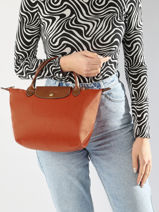 Longchamp Le pliage original Handbag Orange-vue-porte