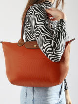 Longchamp Le pliage original Hobo bag Orange-vue-porte